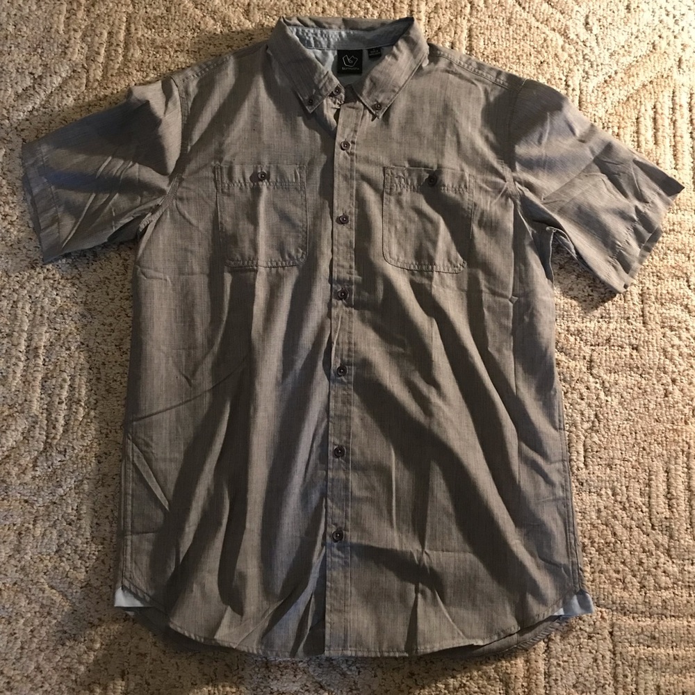 Burnside Short Sleeve button up collared shirt